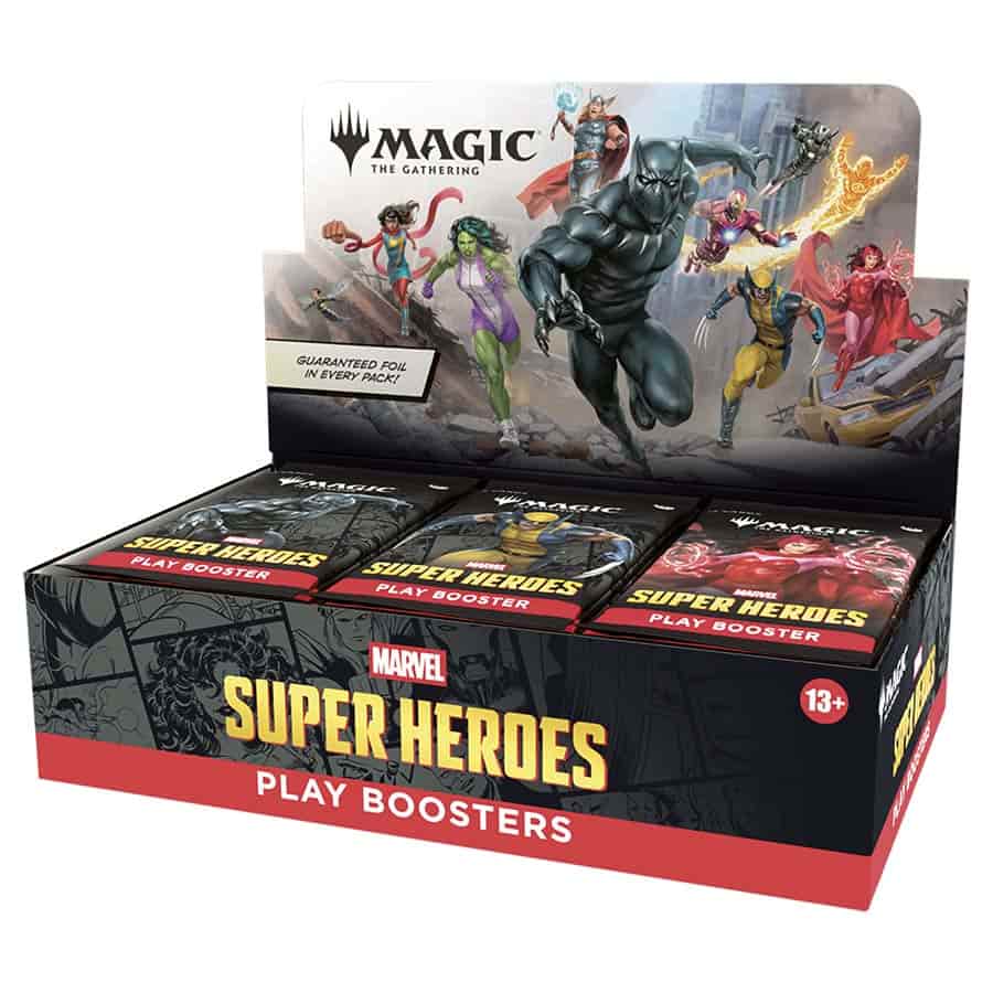 Magic The Gathering - Marvel Super Heroes Play Booster Display (Pre-Order)