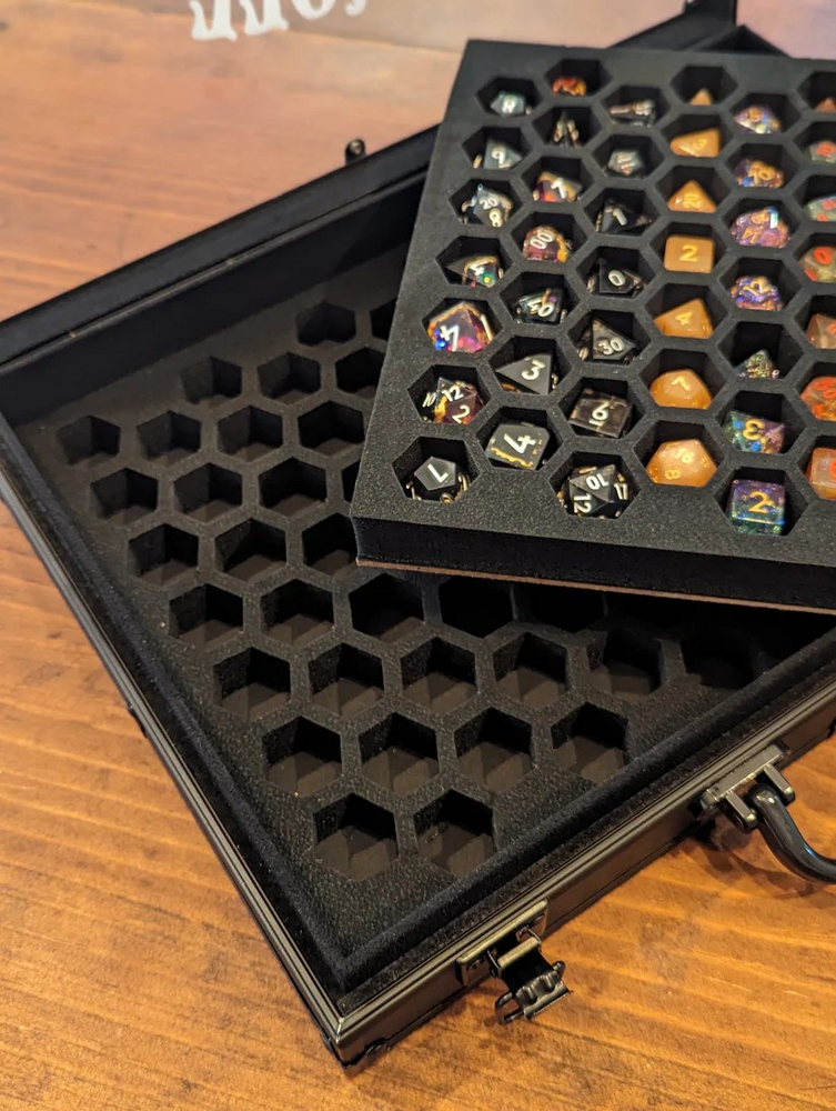 Yes I Need Them All | 26 Set Capacity | Plexi Glass Chest of Hoarding Dice Display Case
